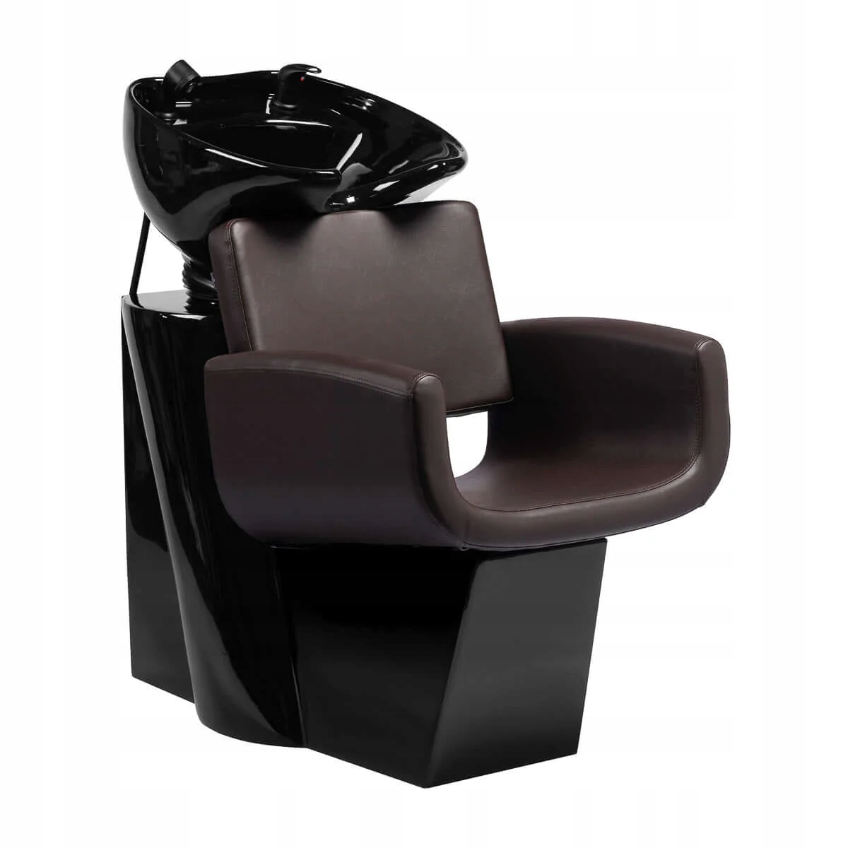 Elegantní Kadeřnická Myčka Gabbiano Mataro Hnědá Myčka Salon Nastavitelná