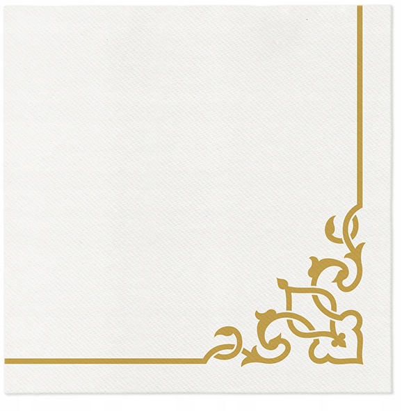 

Serwetki Flizelinowe Elegant Frame Gold 50 szt.
