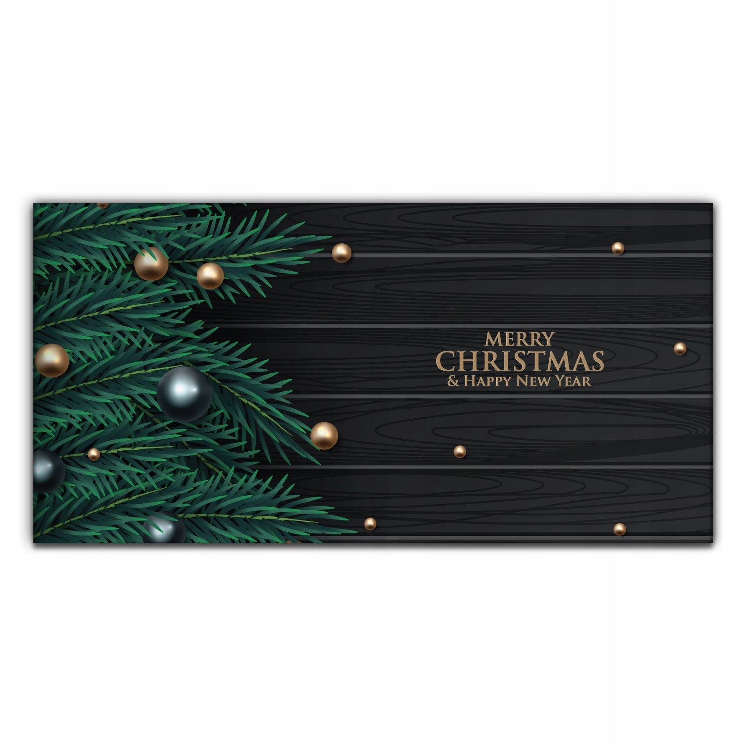 

Nowoczesny obraz canvas na ścianę Choinka 140x70