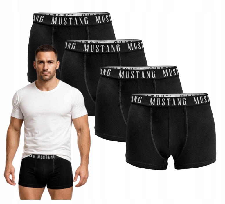 Mustang bokserki męskie bawełna 4PAK r. XXL