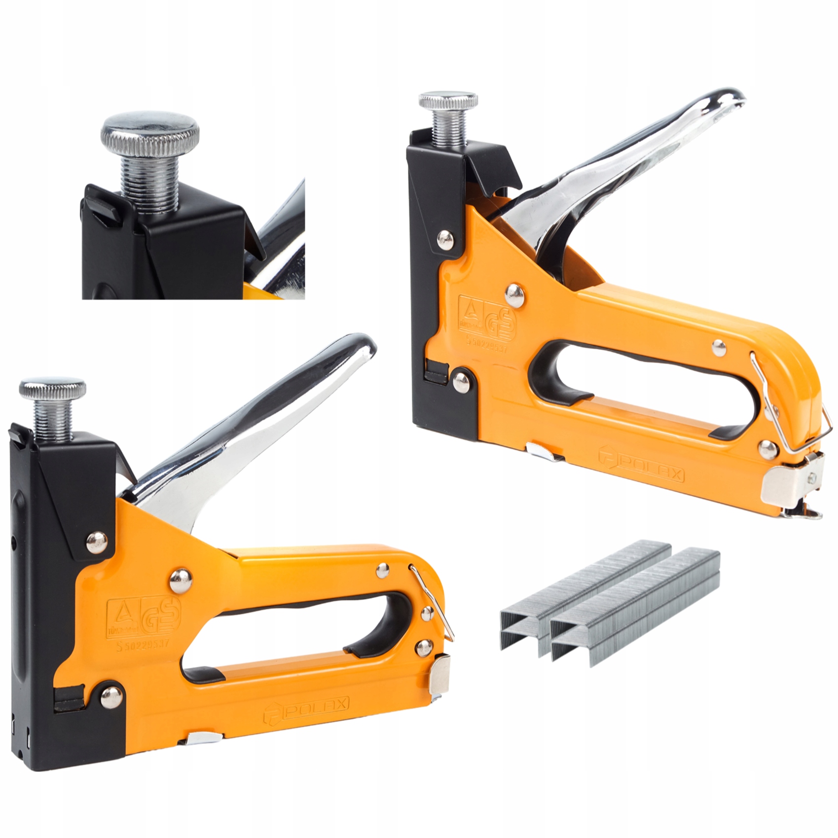 ZSZYWACZ TAPICERSKI TAKER STALOWY 4-14MM + ZSZYWKI 6mm 1200szt Maksymalna długość zszywek 14 mm