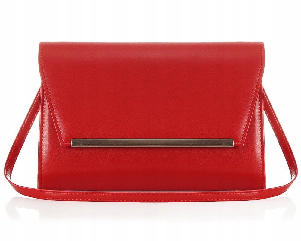 CZERWONA KOPERTÓWKA TOREBKA WIZYTOWA M10 MAT