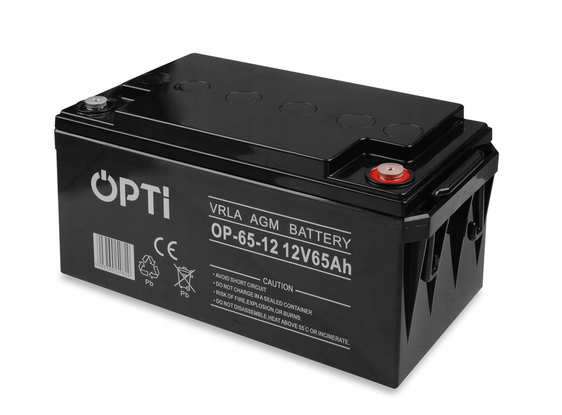 Akumulator Volt Polska Agm Opti 12V 65Ah do Ups