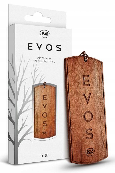K2 EVOS - ZAWIESZKA DREWNIANA - ZAPACH BOSS