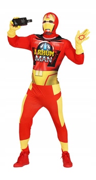 Kostým I Rhum Man kombinéza Robot jako Ironman humor L
