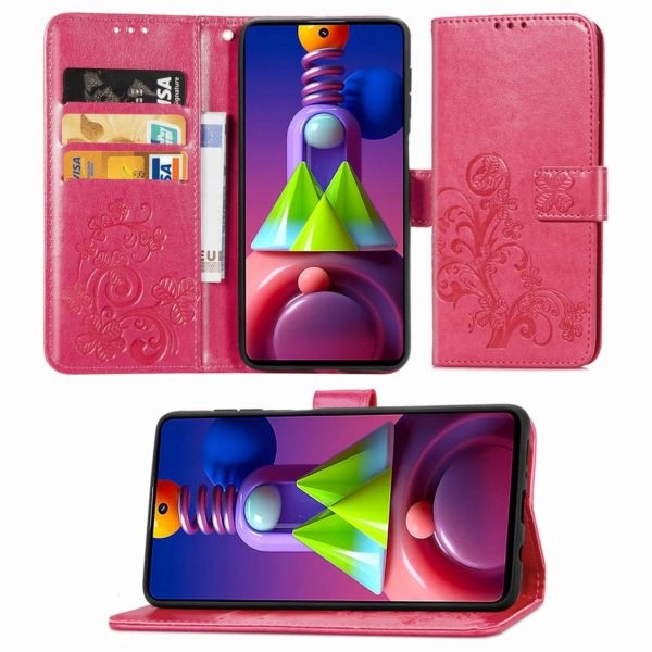 

Etui Smart Flower do Samsung M51 M515 różowy