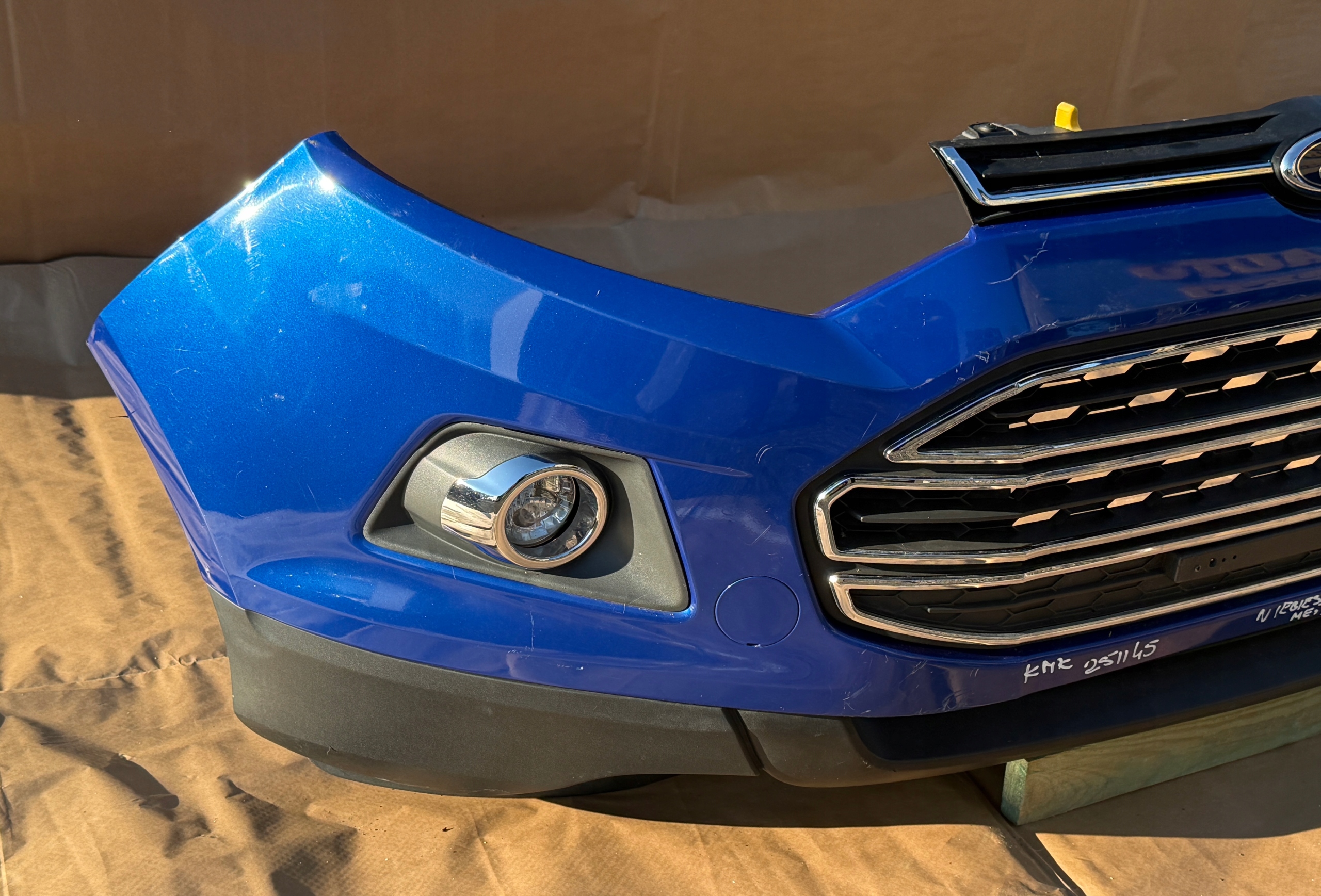 FORD ECOSPORT 2012-2017 bumper front complete blue METALIK