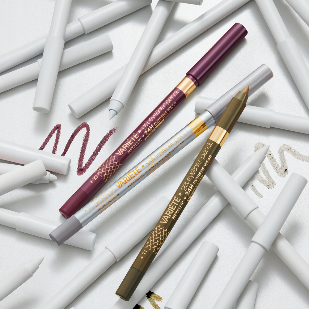 Eveline Cosmetics Variete żelowa kredka do oczu 14 Nazwa koloru producenta Nr 12 - Khaki