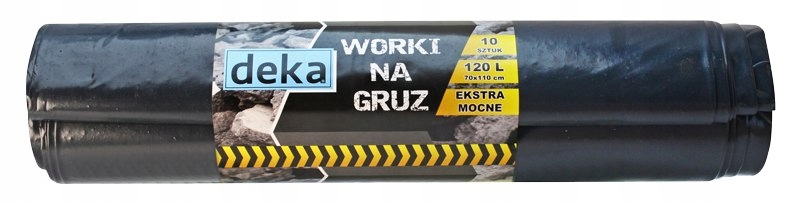 Levně Sáčky Na Suť Extra Silné Černé 70*100CM 120L A10