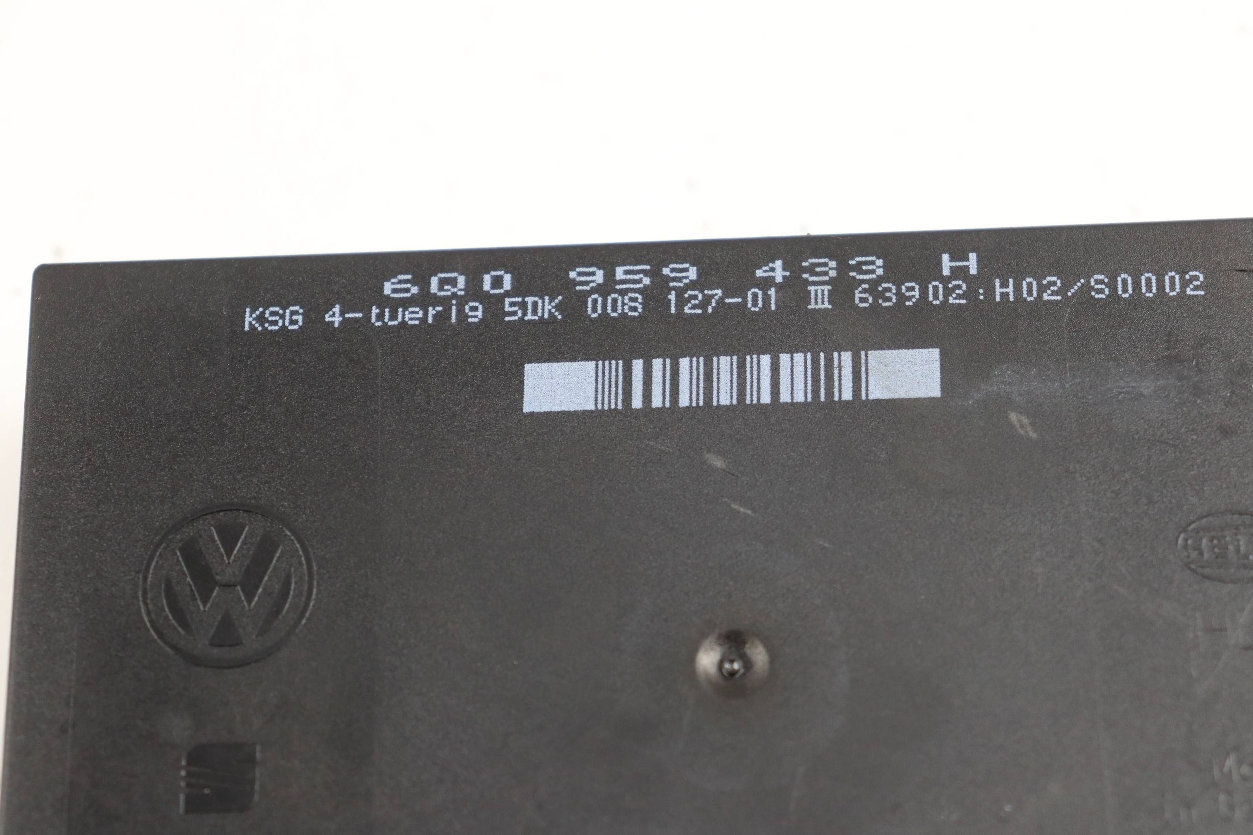 VW POLO 9N FABIA e IBIZA III modulo Centralina KOMFORTU 6Q0959433H