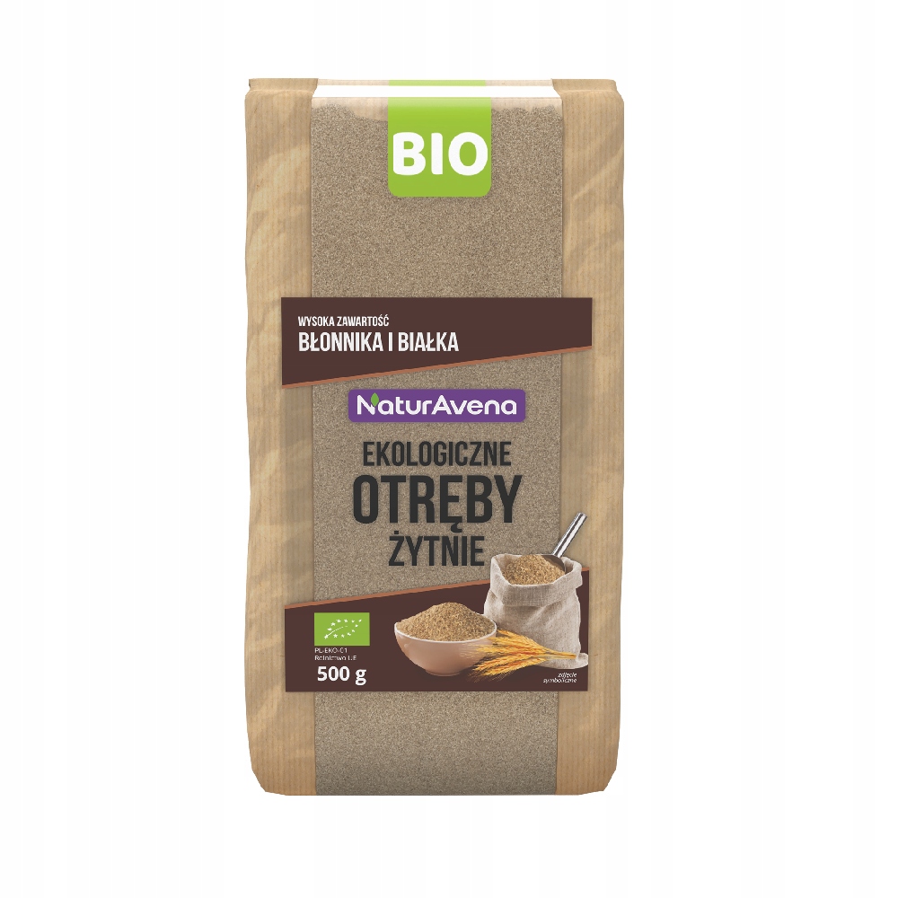 Levně 6X Naturavena Žitné otruby 500 g Bio