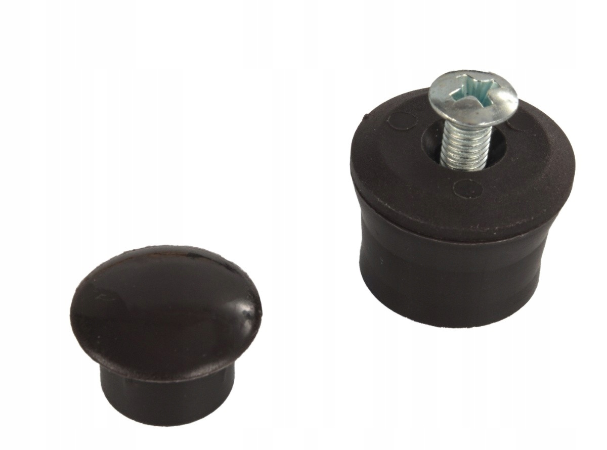 Stoper rolety okrągły brąz ciemny