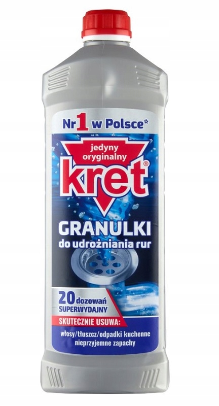 

Kret Granulki do Udrożniania Rur 800g
