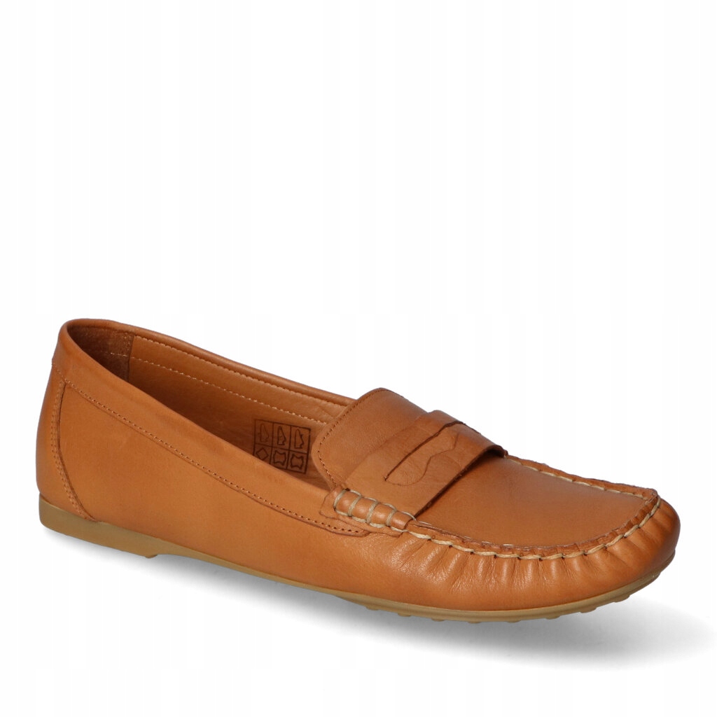 Dámské mokasíny Ravini Hnědé Lico Kožené 38