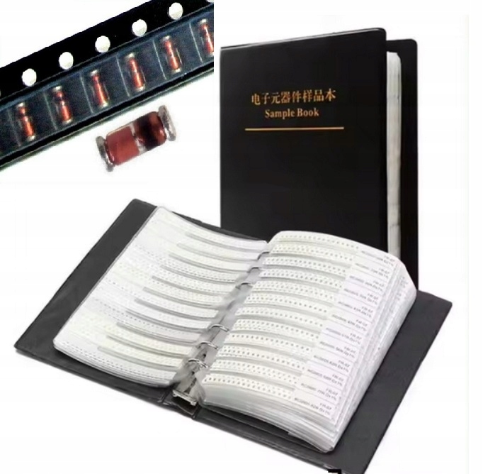 kniha sada diod zeneraLL34 Smd Zener Diode Book 1/2W 34X25KS Book-30