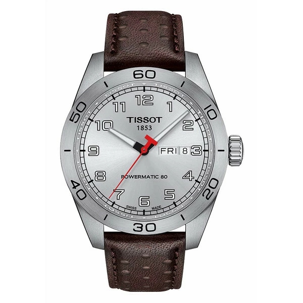 Pánské hodinky Tissot Prs 516 Powermatic 80 T131.430.16.032.00 Kůže hnědá