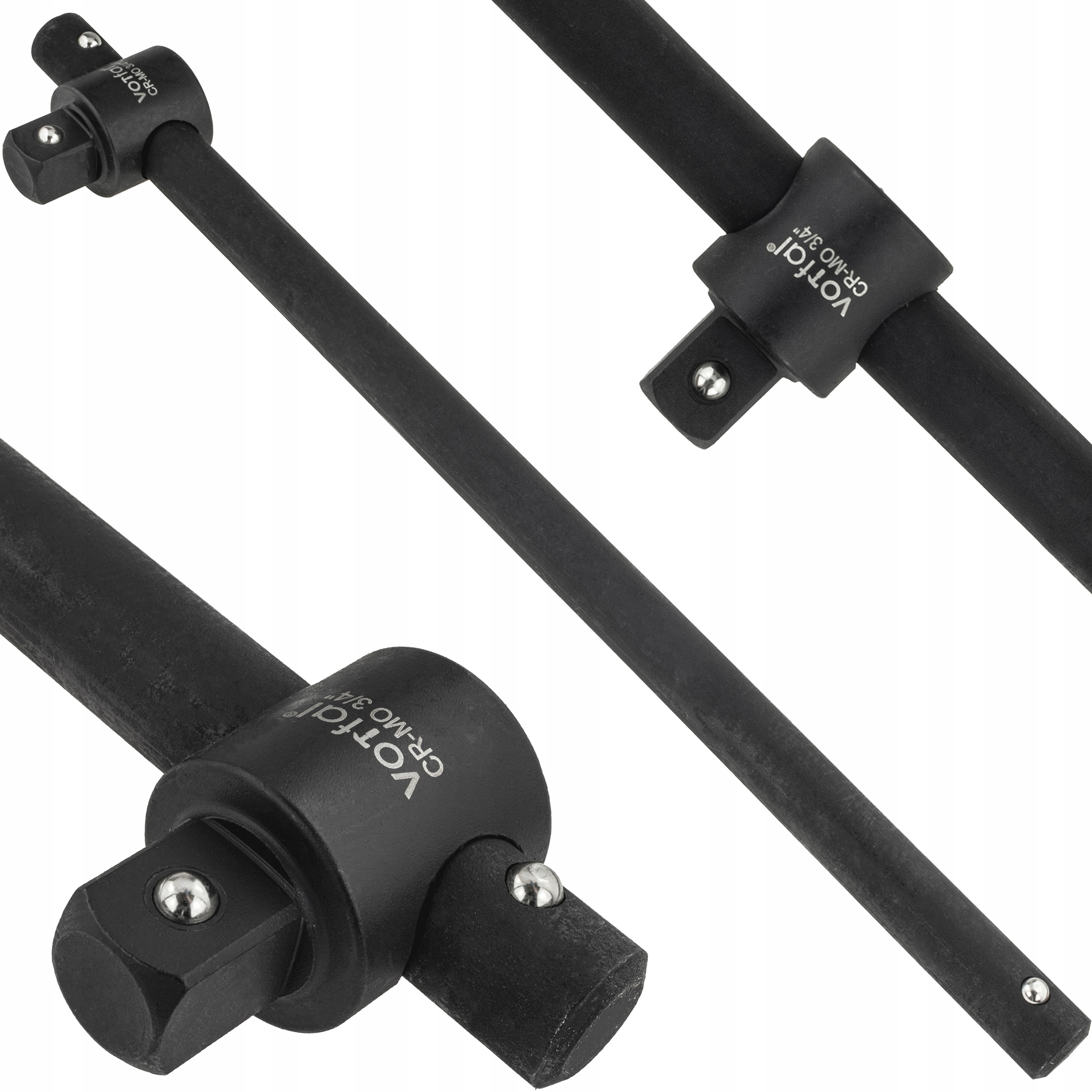 Pokrętło Przesuwne Do Kół 3/4"CALA 450MM Typ T Klucz Do Nasadek Udar Cr-mo