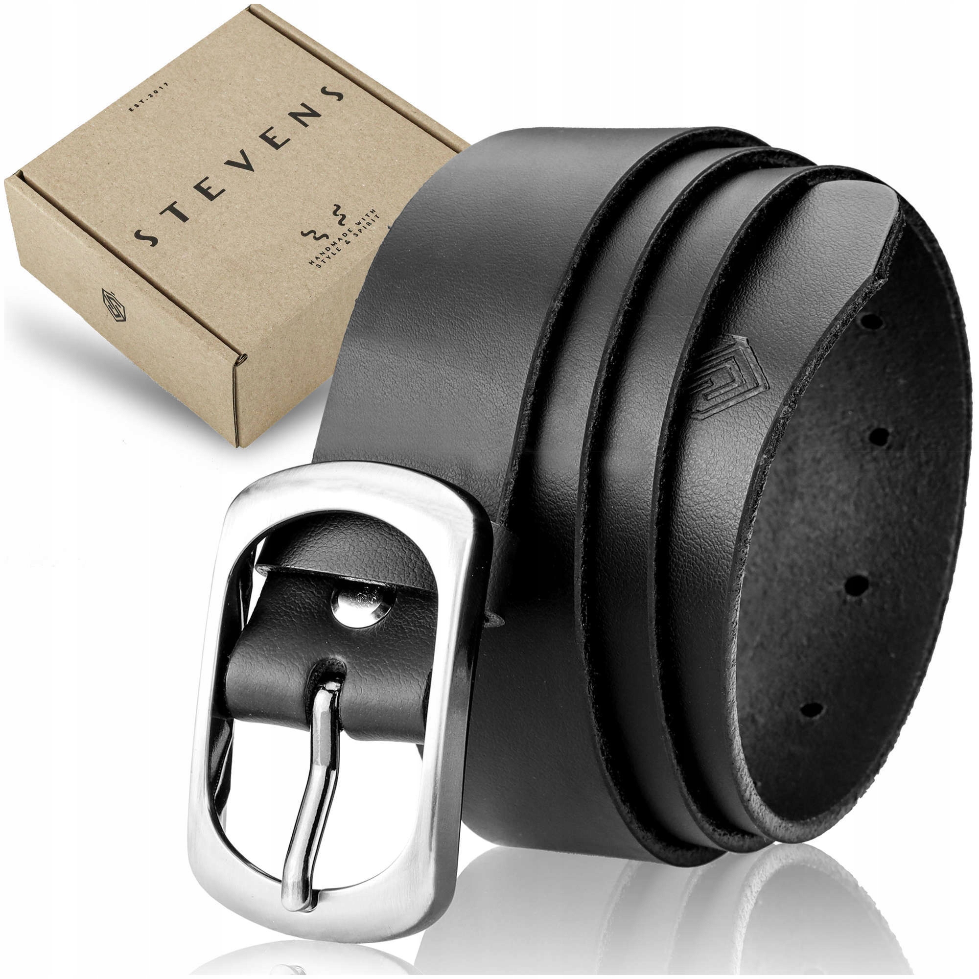 

Stevens Pasek Damski Skórzany do sukienki spodni