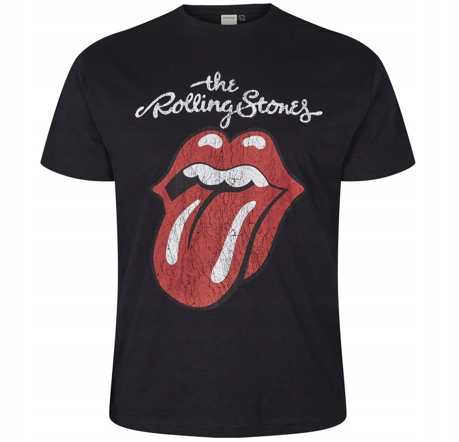 Velké Tričko North 56Denim Rolling Stones Černá 4XL, obvod 150 cm