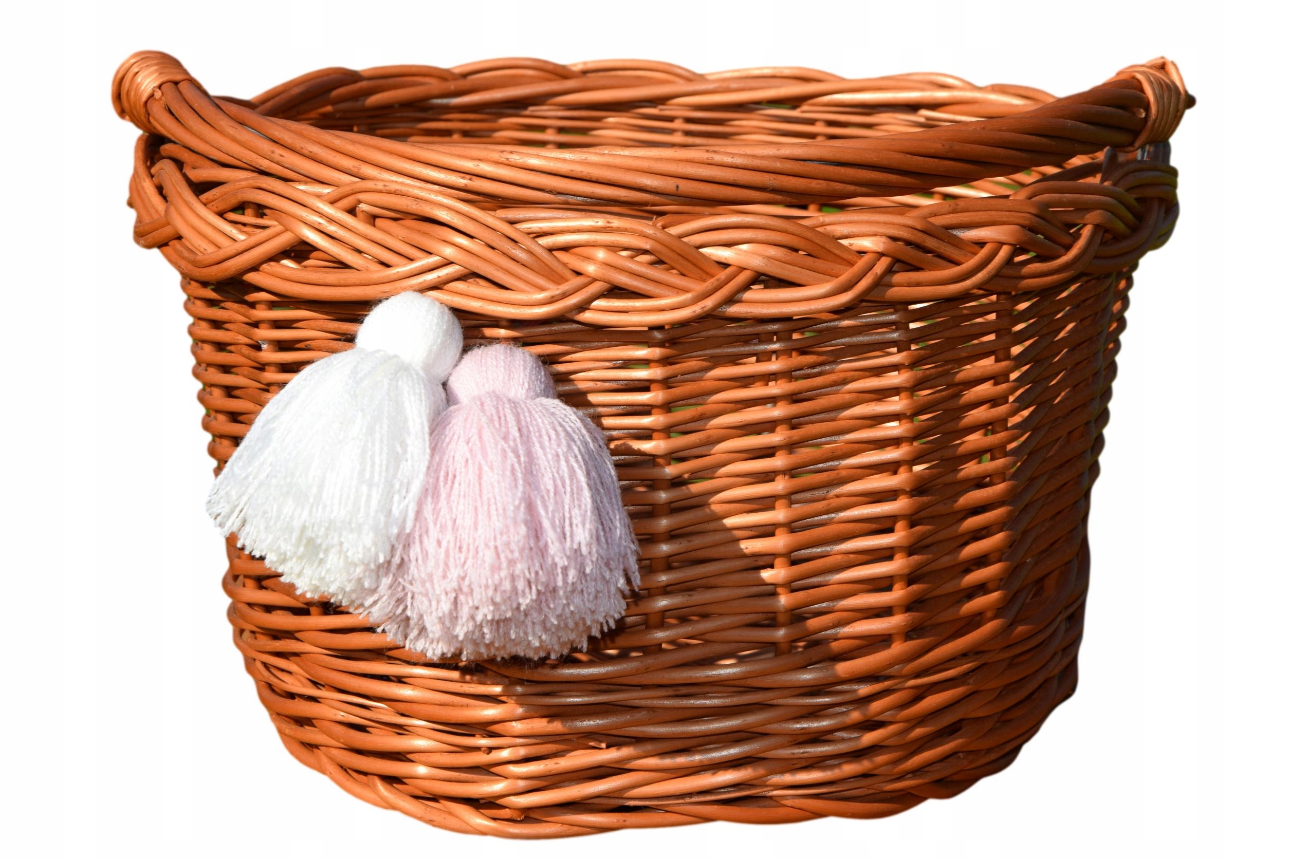 Koszyk na rower dla dziecka Kosz z wikliny chwost