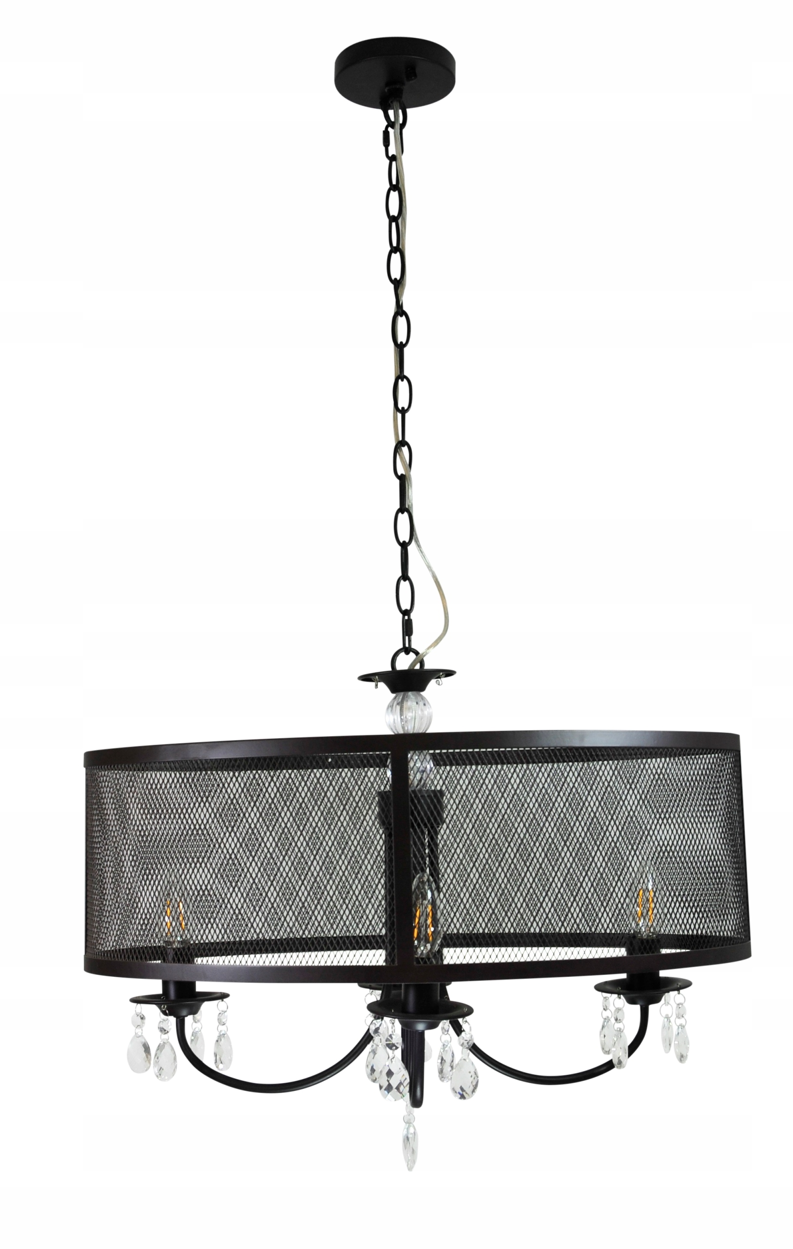 

Wisząca lampa z diamentami 4xE14 Led salon Polux