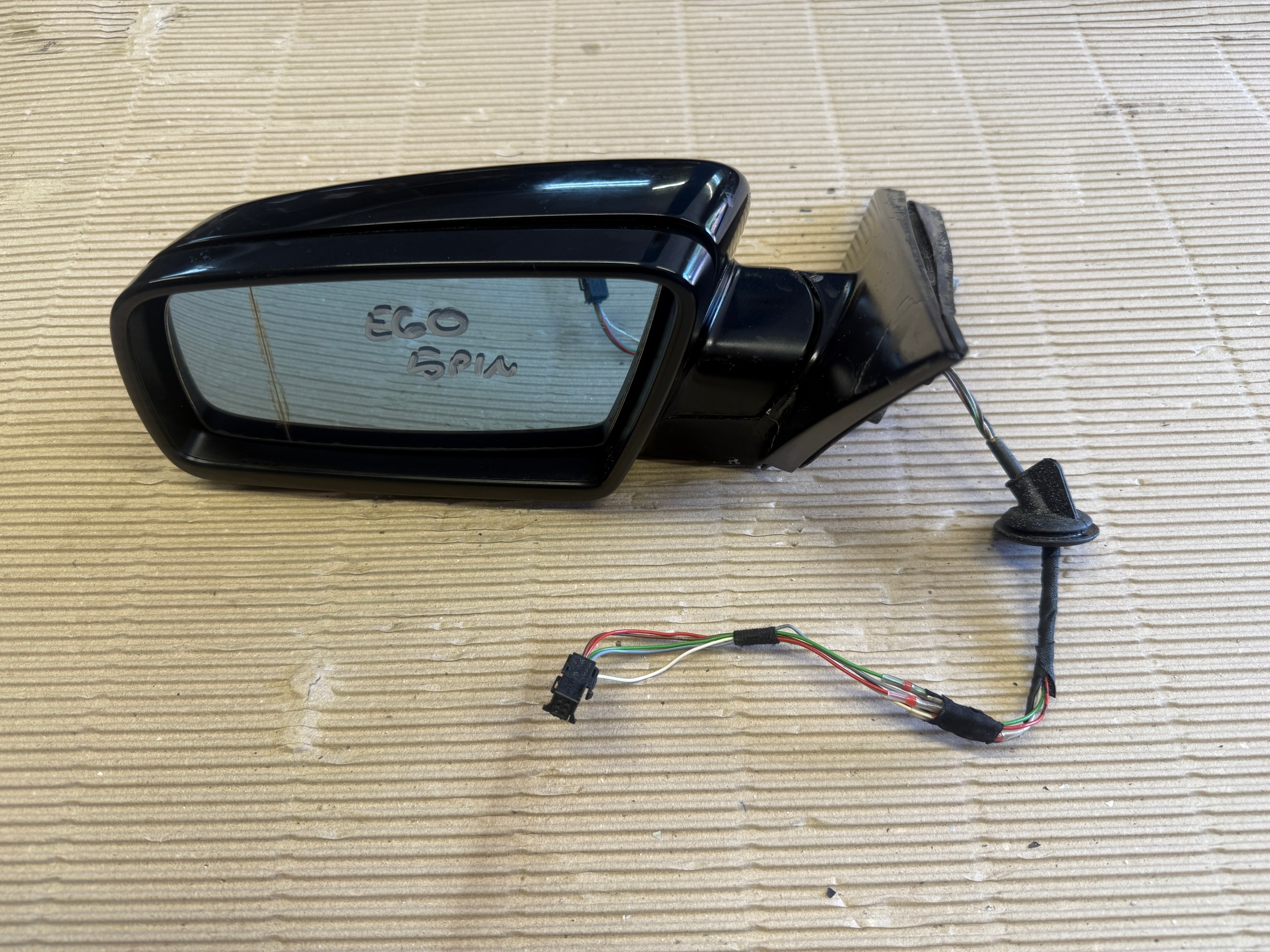 BMW E60 E61 mirror exterior left 5 PIN EUROPA