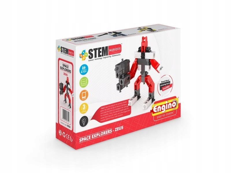 Klocki STEM HEROES dla Dzieci ZEUS Konstrukcje Rodzaj element