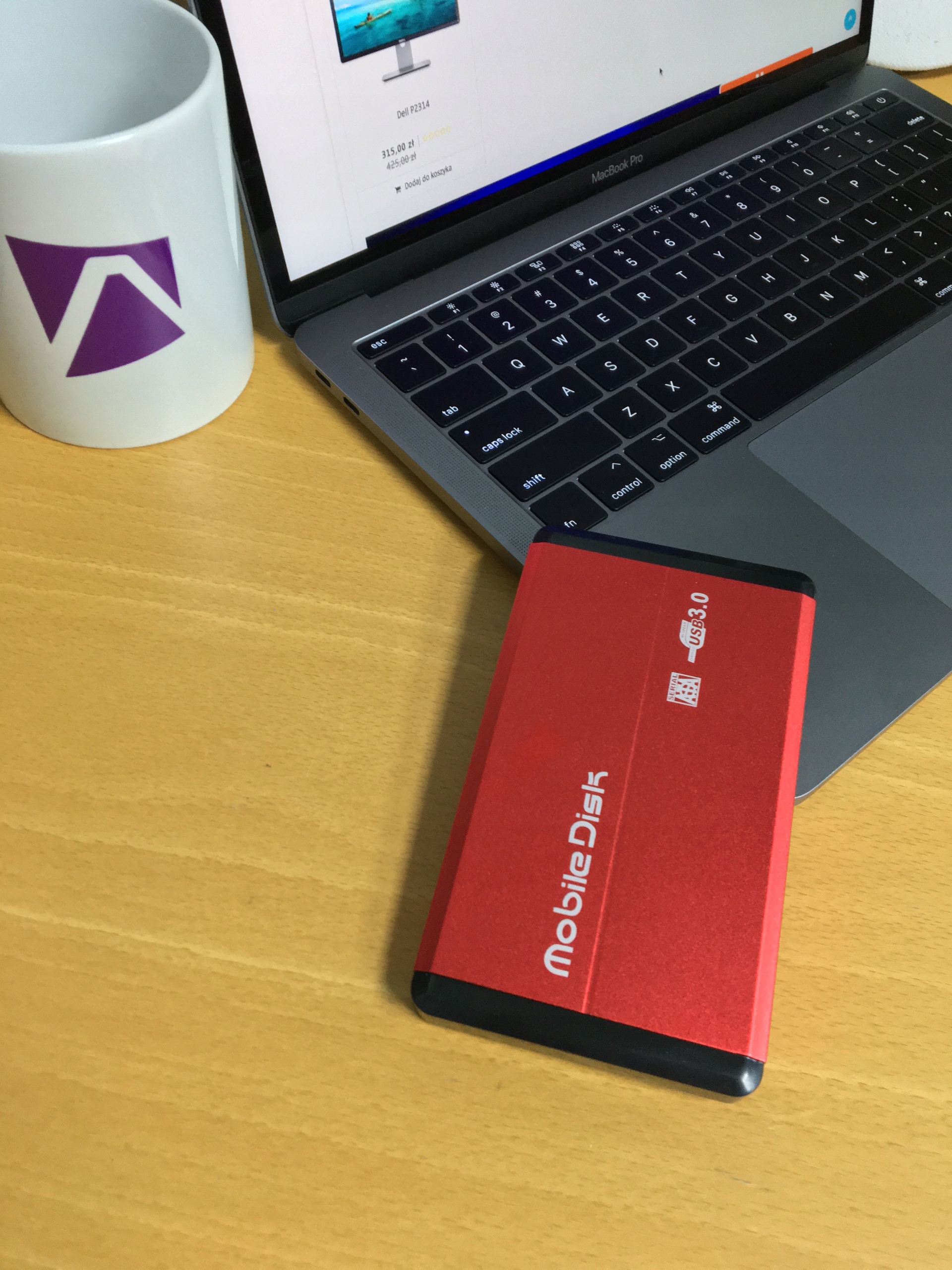 DYSK PRZENOŚNY ZEWNĘTRZNY NOWY 500GB USB PENDRIVE Interfejs USB 3.0