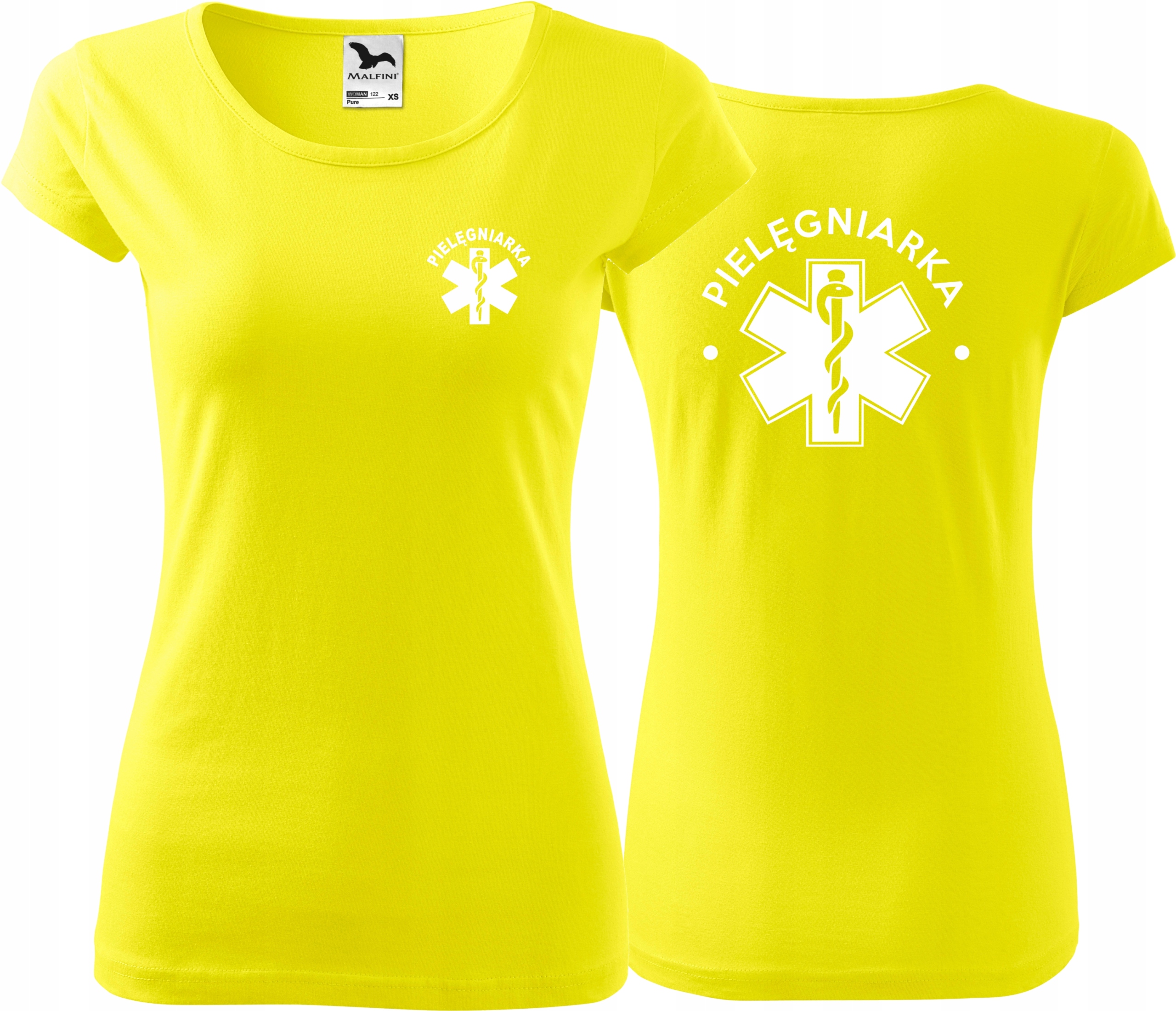 

Cytryna Koszulka medyczna damska Pure Pielęgniarka