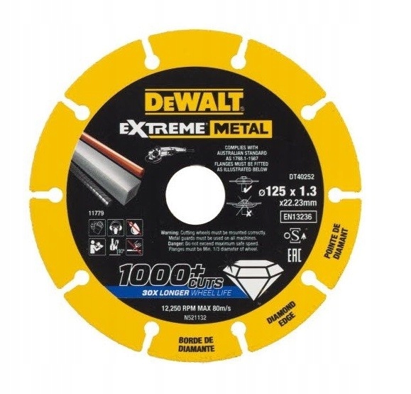 

Tarcza do cięcia metalu diamentowa 125x1,3mm