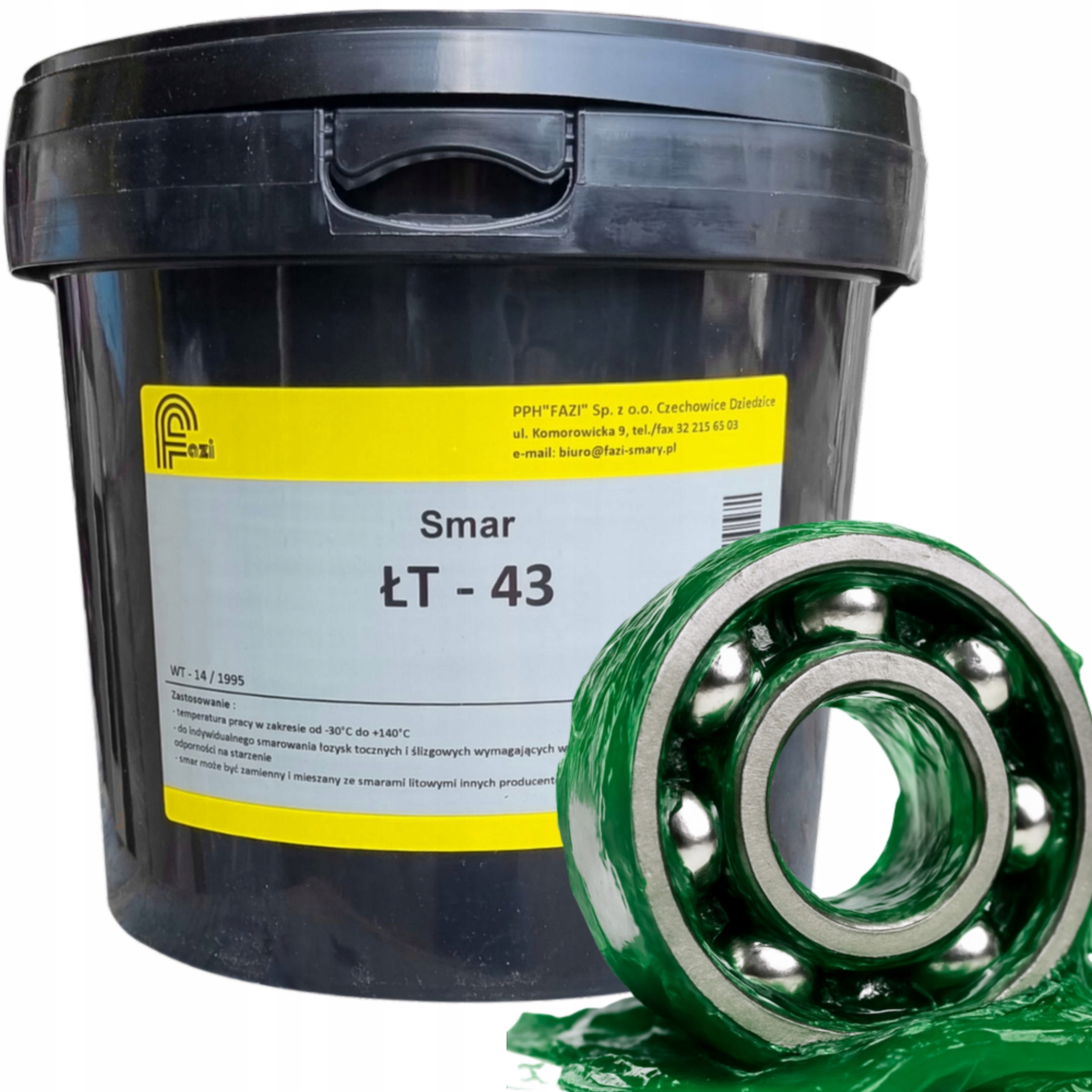Smar ŁT-43 do Łożysk 4,5kg Produkt do Tir,