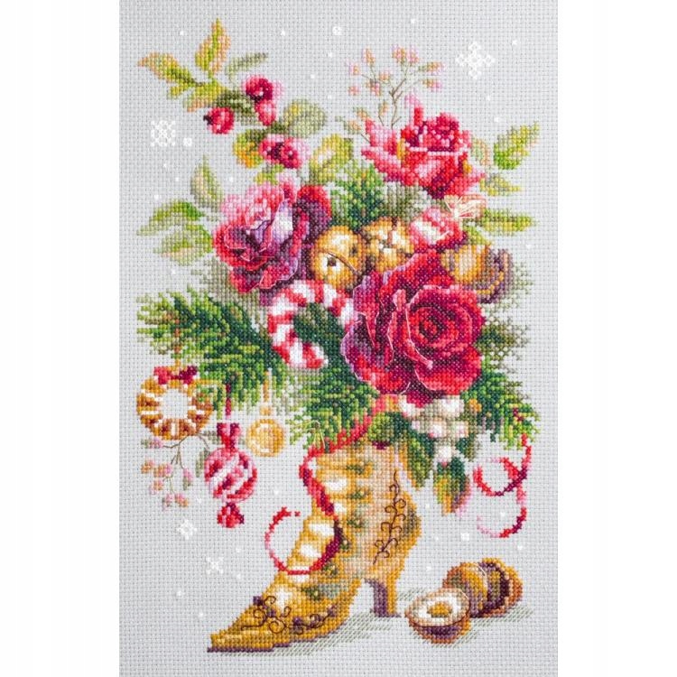 Vyšívací sada Vánoční překvapení