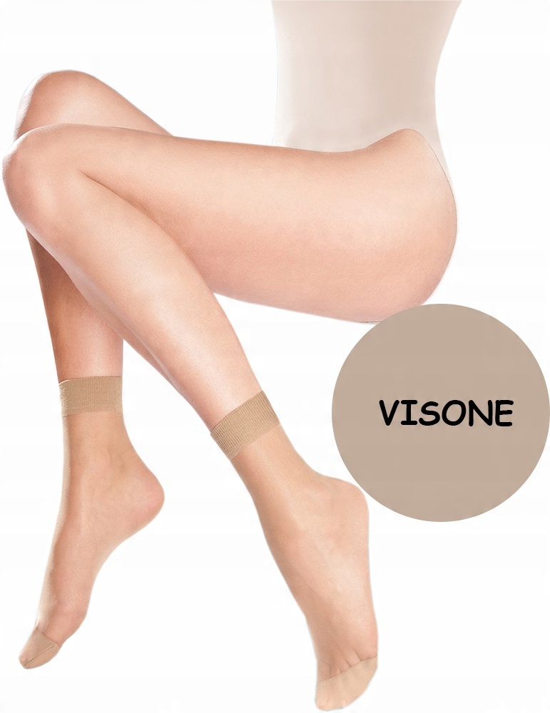 

Tees skarpetki Lycra 20 den 2 Pary visone