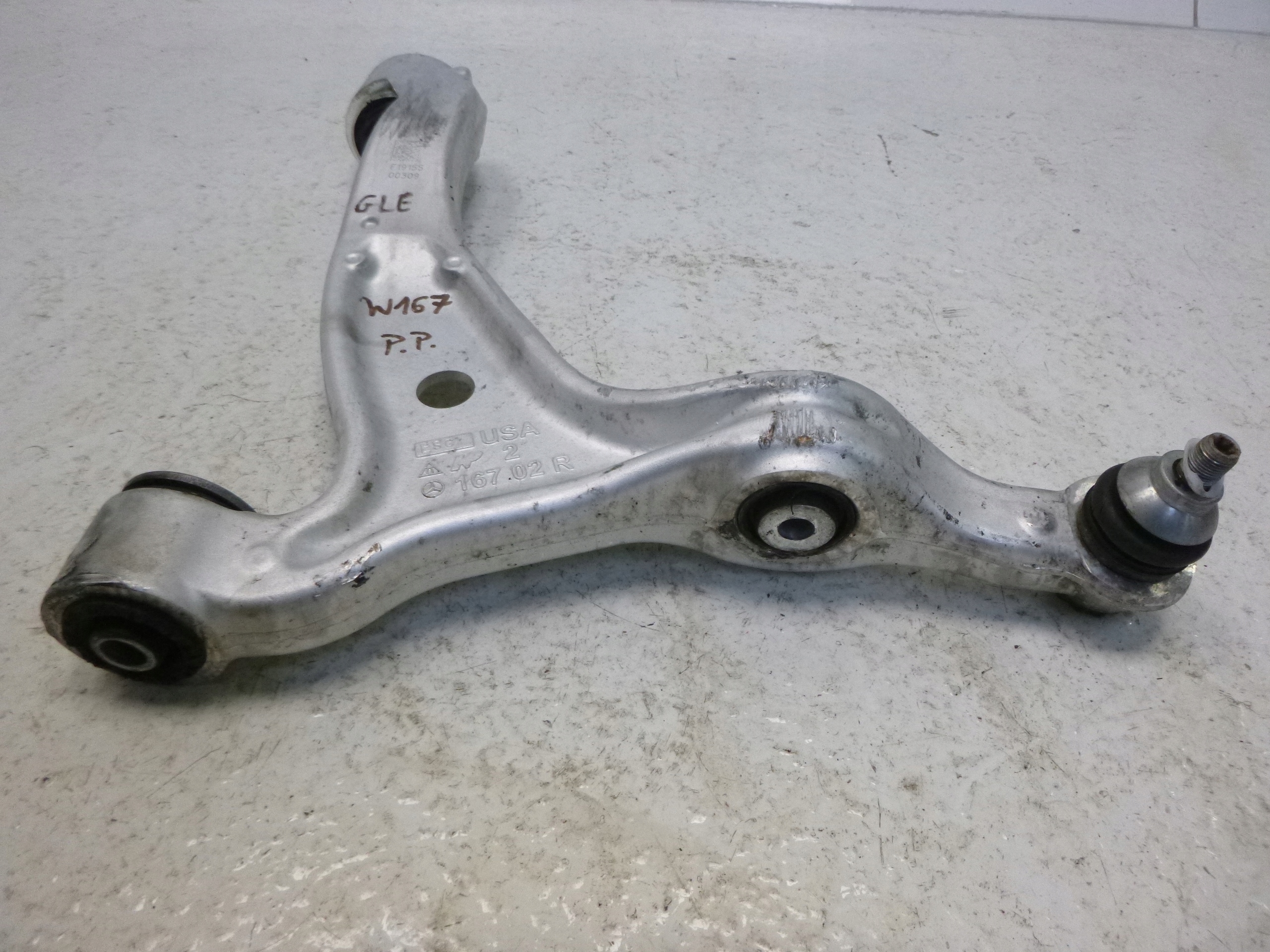 MERCEDES GLE GLS W167 arm right front lower