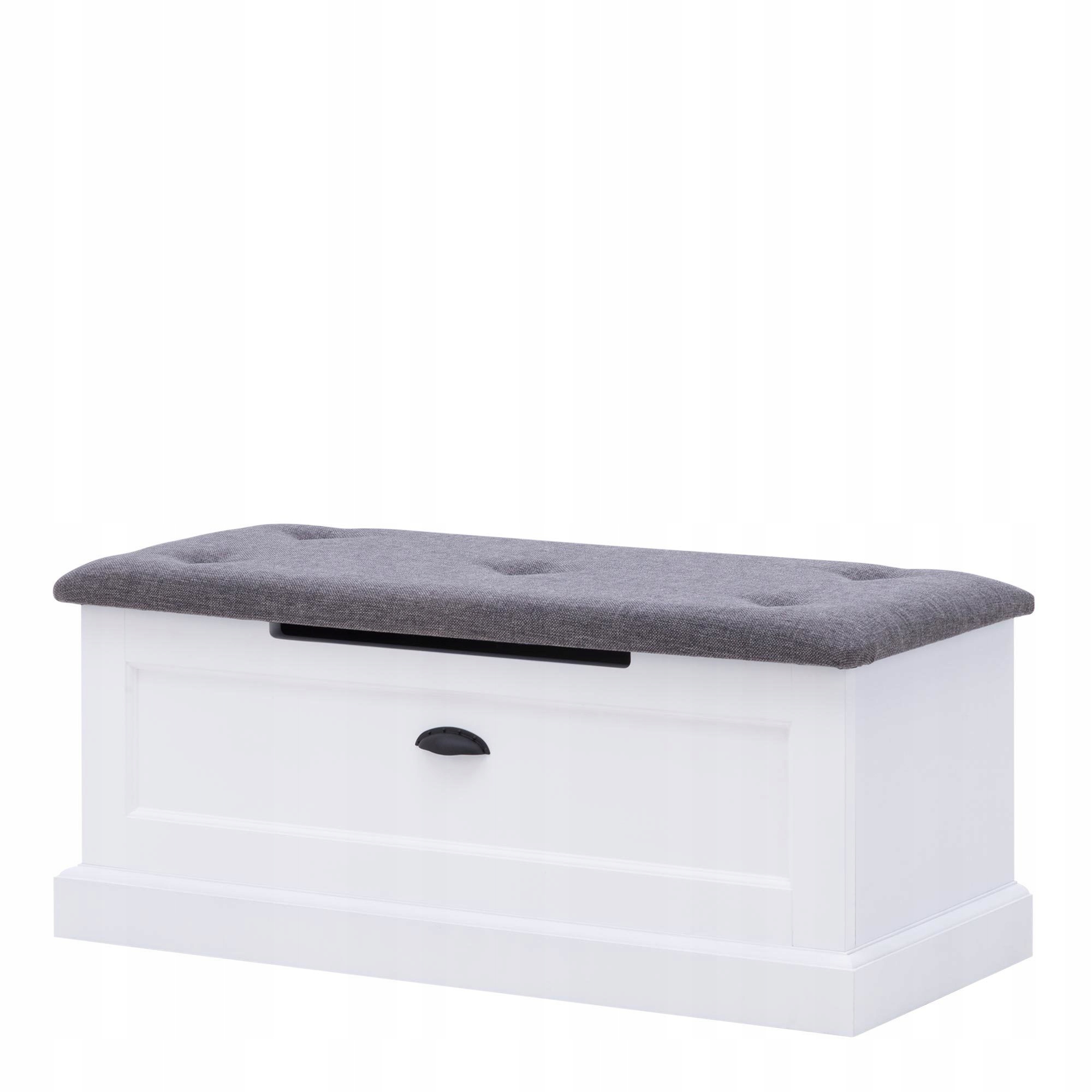 

Skrzynia z siedziskiem przedpokój biała Galia