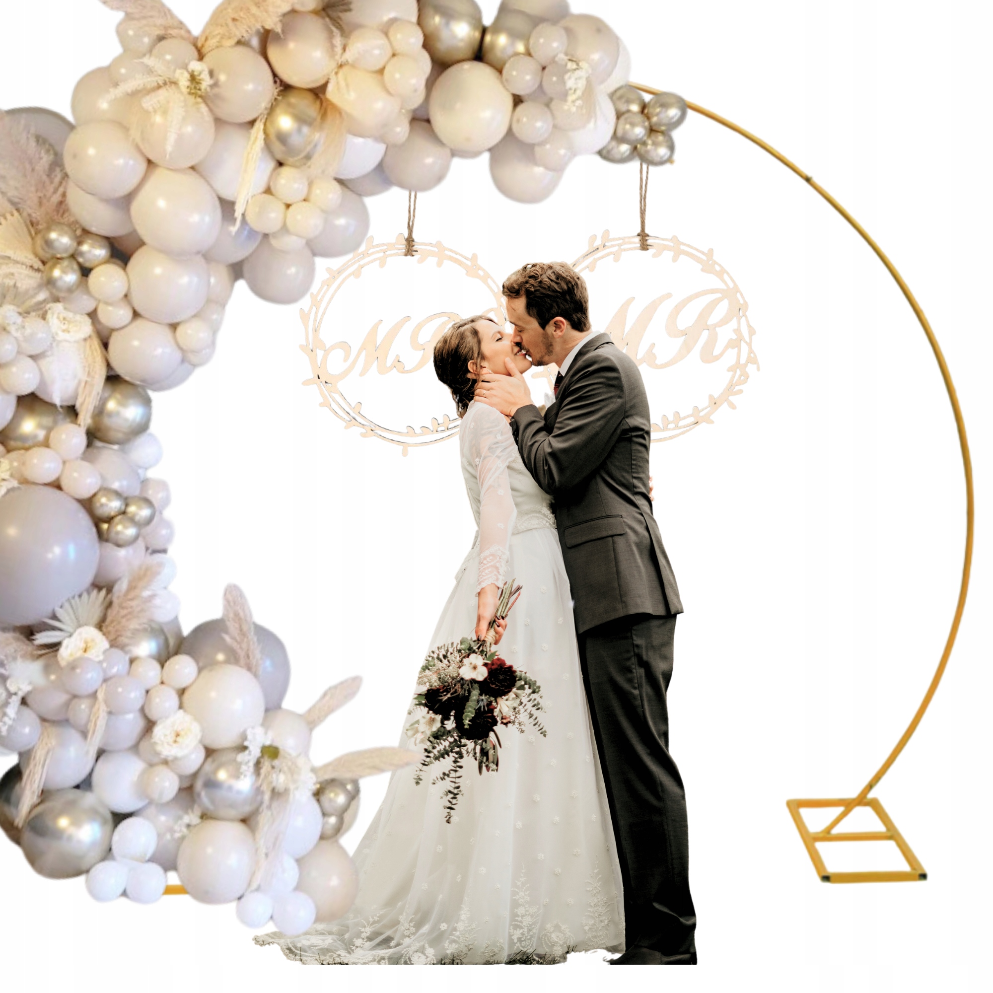 Stojan Na Balóny Rám Svatba Dekorace Svatební Hostina Pro Sezení Velké Pozadí 2,5 M