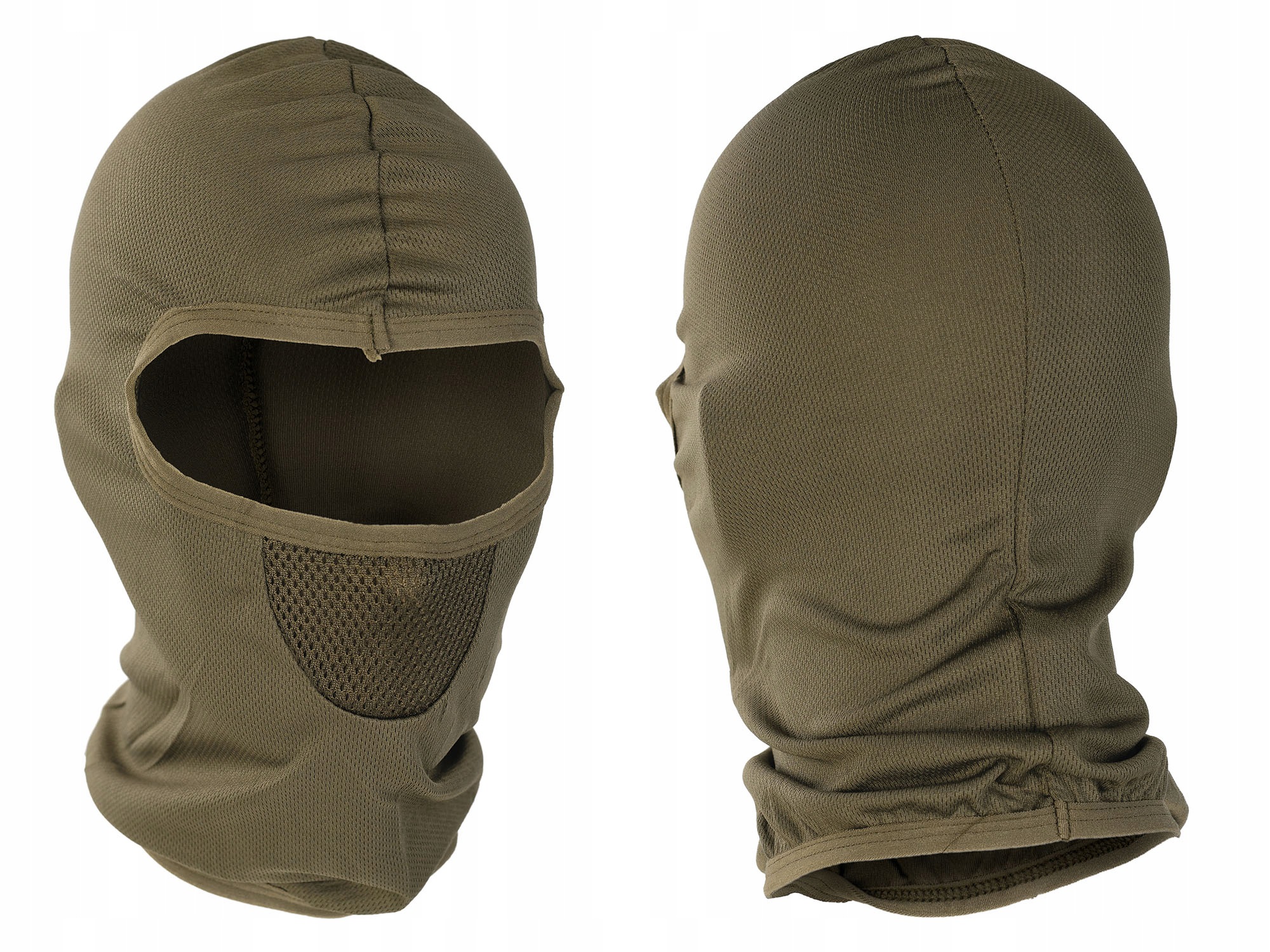Kominiarka termoaktywna balaclava wojskowa oddychająca Mfh 1 otwór Olive
