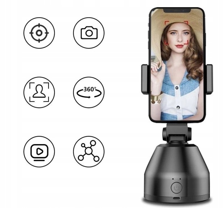 STABILIZATOR DO TELEFONU UCHWYT STATYW 360 VLOG BT Marka inna