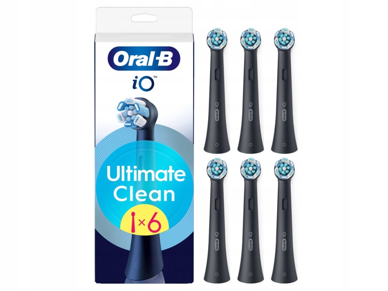 Końcówka szczoteczki Oral-b iO Ultimate Clean Czarny (6 szt.)