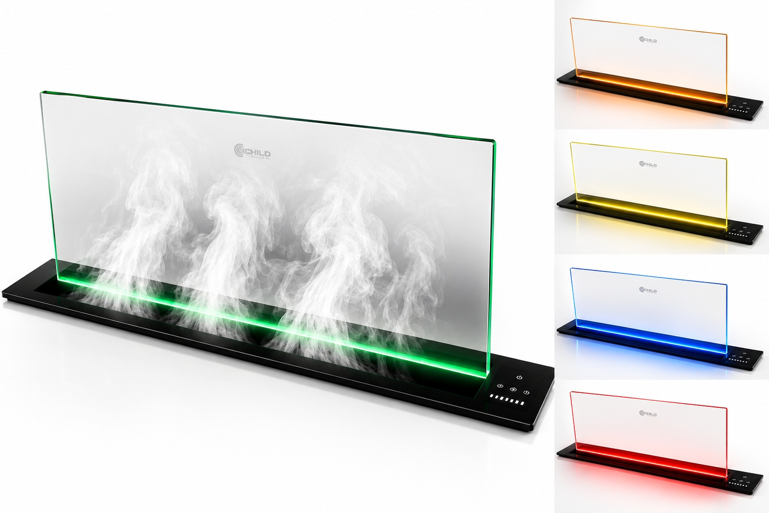 Skleněná Downdraft Rgb výsuvná digestoř 90 cm Led podsvícená 696 m3 900