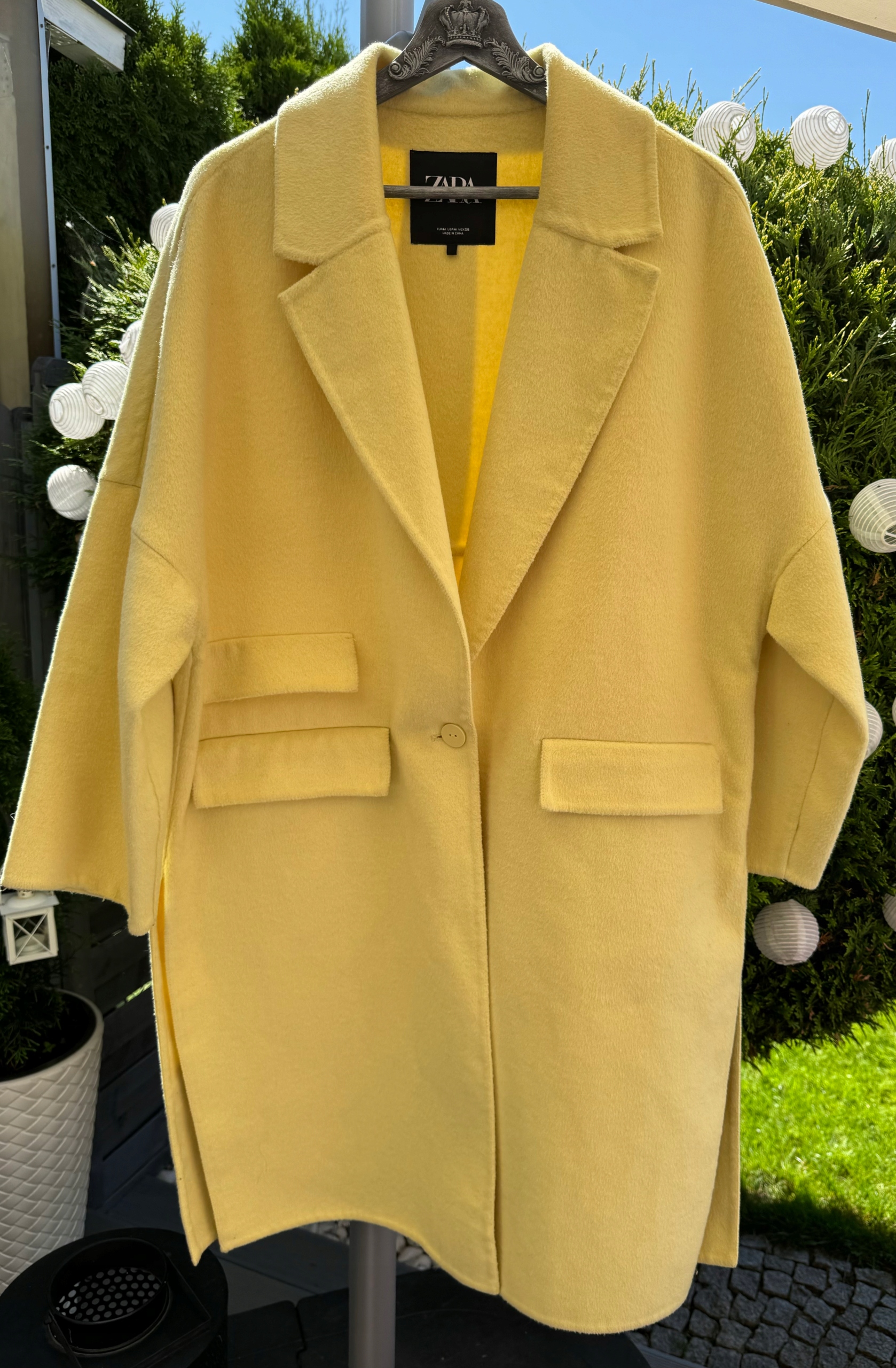 Zara płaszcz oversize rozmiar M