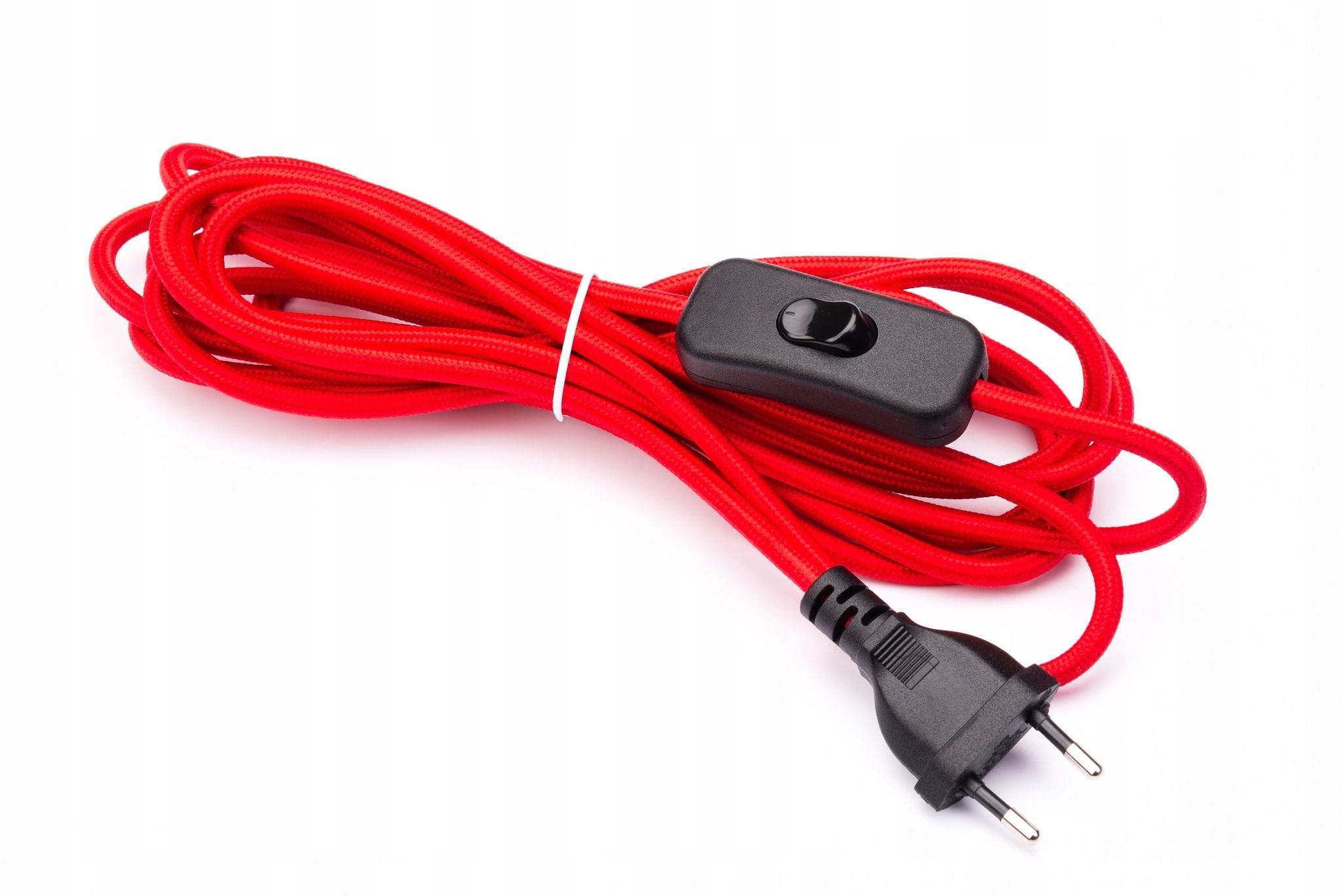 Kilde Bonus Tangle Opletený kabel zástrčkou 3m červený za 100 Kč - Allegro
