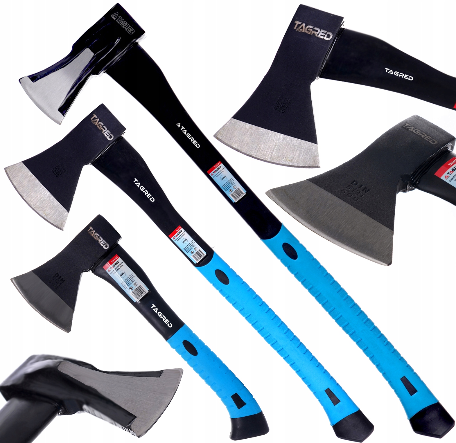 

Siekiera Fiberglass Toporek Rozłupująca Zestaw X 3