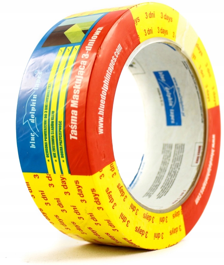 

Profesjonalna taśma maskująca Blue Dolphin 38mm