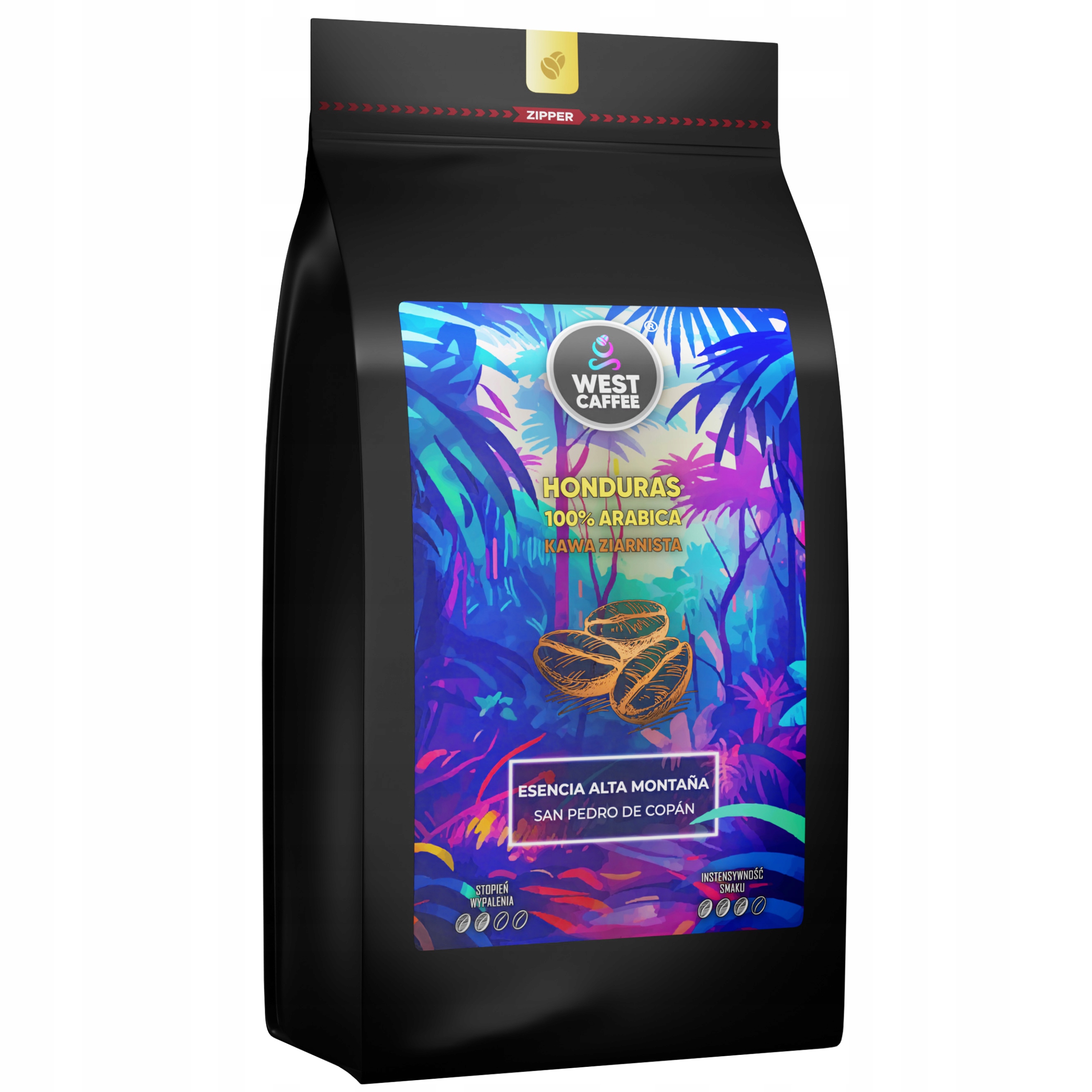 Káva zrnková Arabica West Caffee Honduras Esencia Alta Montana 1000 g