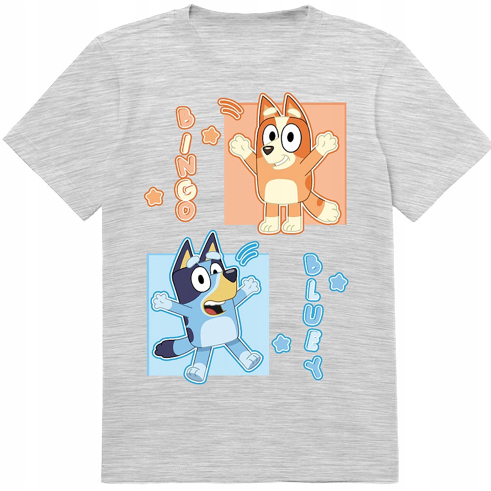 KOSZULKA DZIECIĘCA T-SHIRT DLA DZIECKA BLUEY BLUE 140 PREZENT JAKOŚĆ