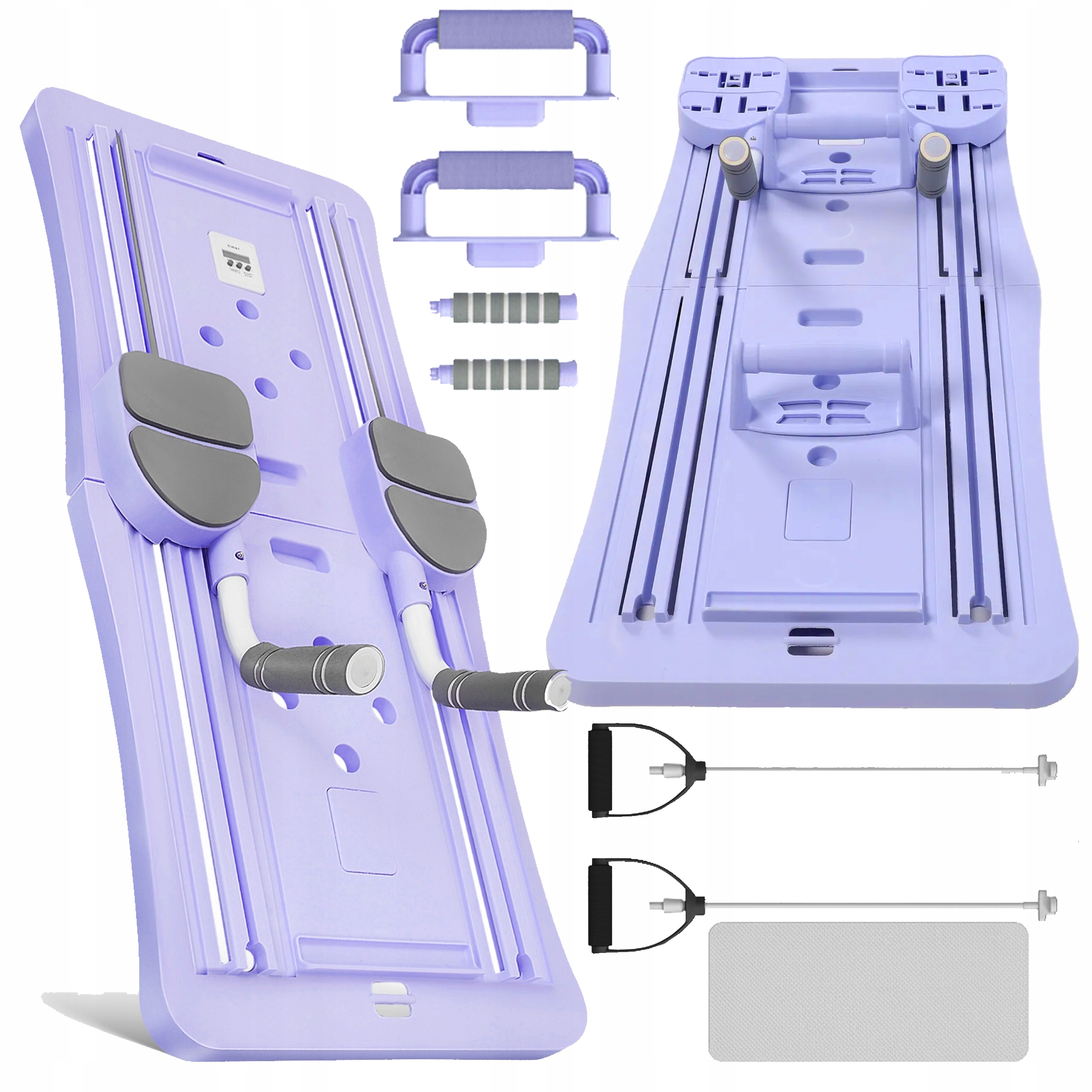 Pilates reformer deska do ćwiczeń pilatesu jogi pompek fitness licznik