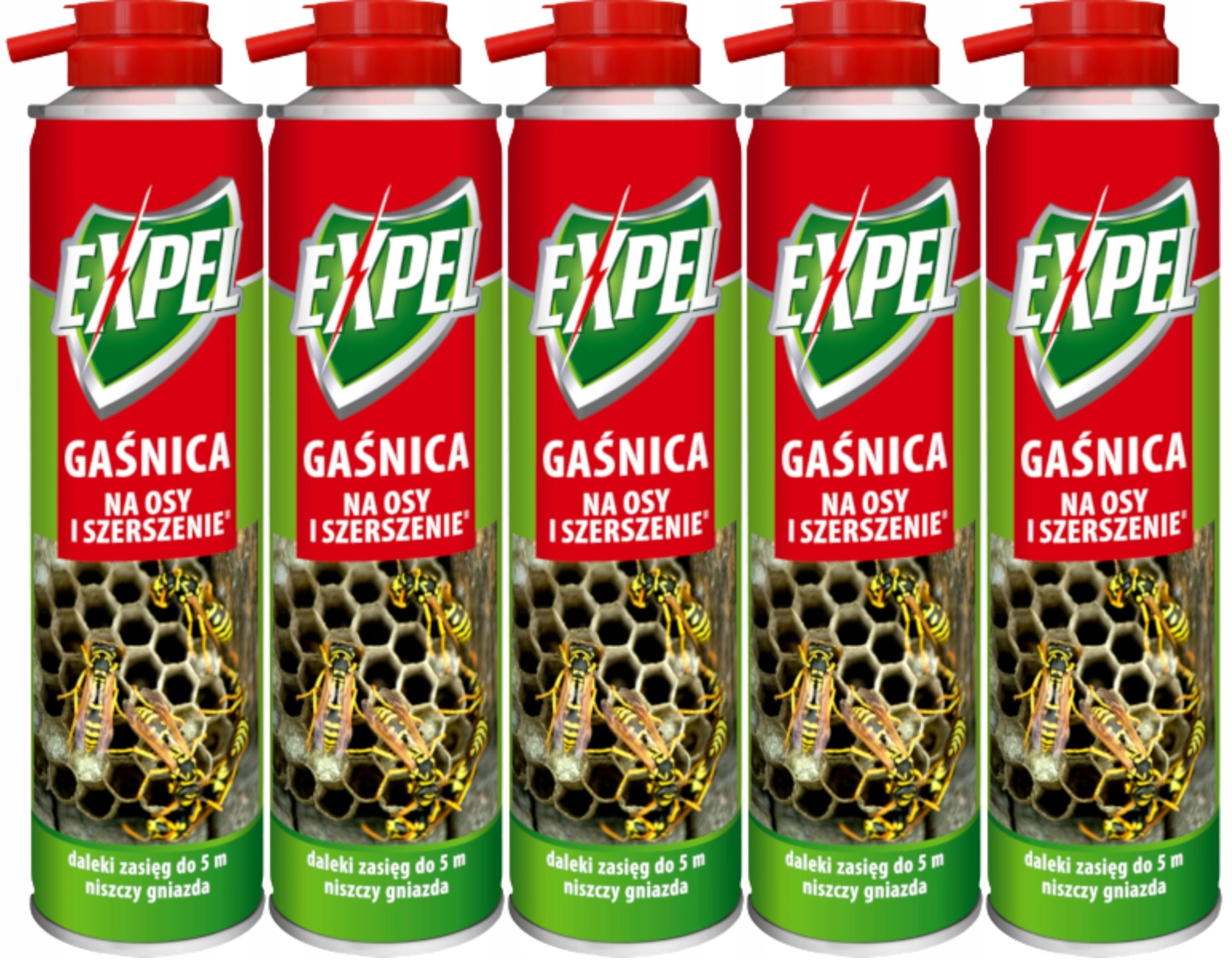 Expel Hasicí Přístroj na vosy a sršně 300 ml sprej přípravek na hmyz dosah 5 m x5