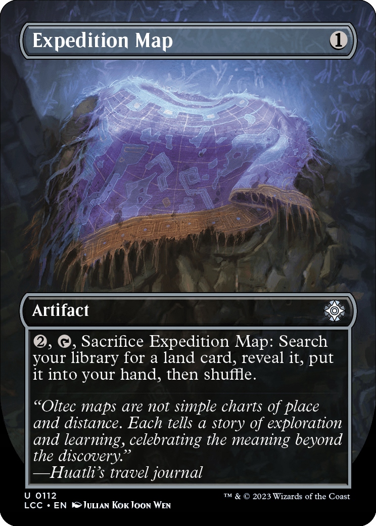 MTG Expedition Map *Borderless* (U)
