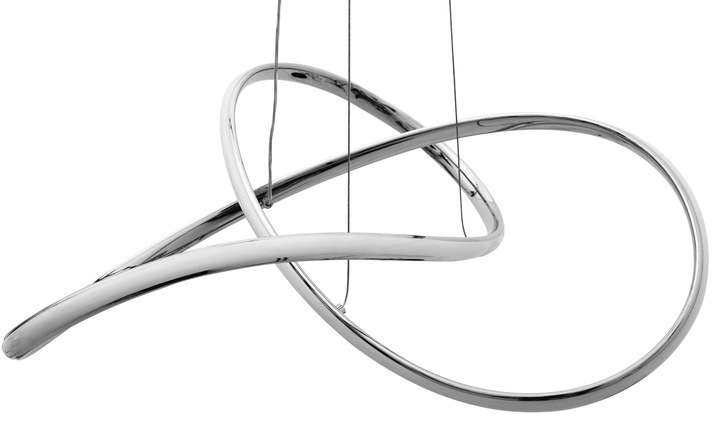 LAMPA SUFITOWA WISZĄCA RING NOWOCZESNA LED + PILOT Zasilanie sieciowe